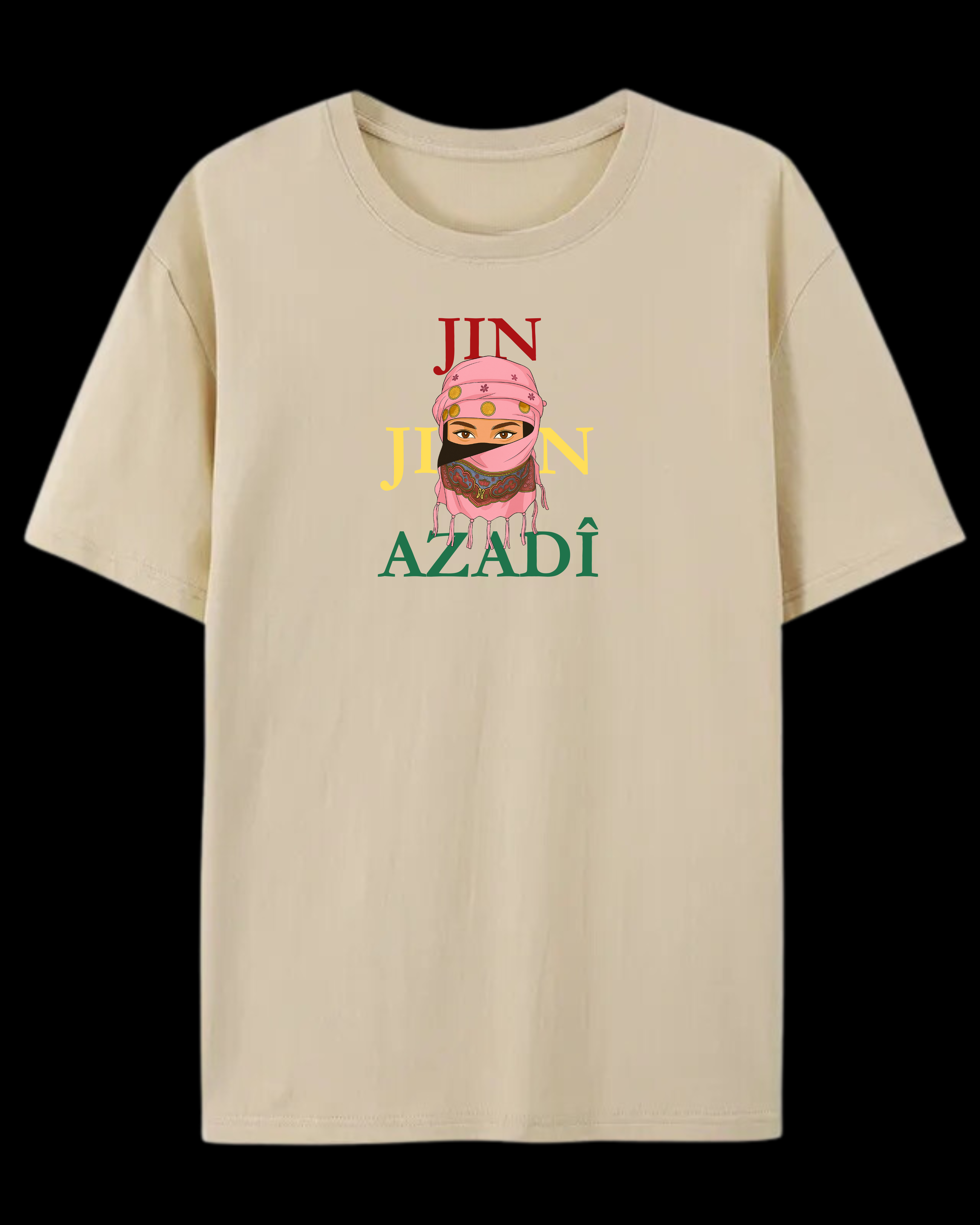 „❤️JinJiyan💛Azadi💚“ T-Shirt🩷