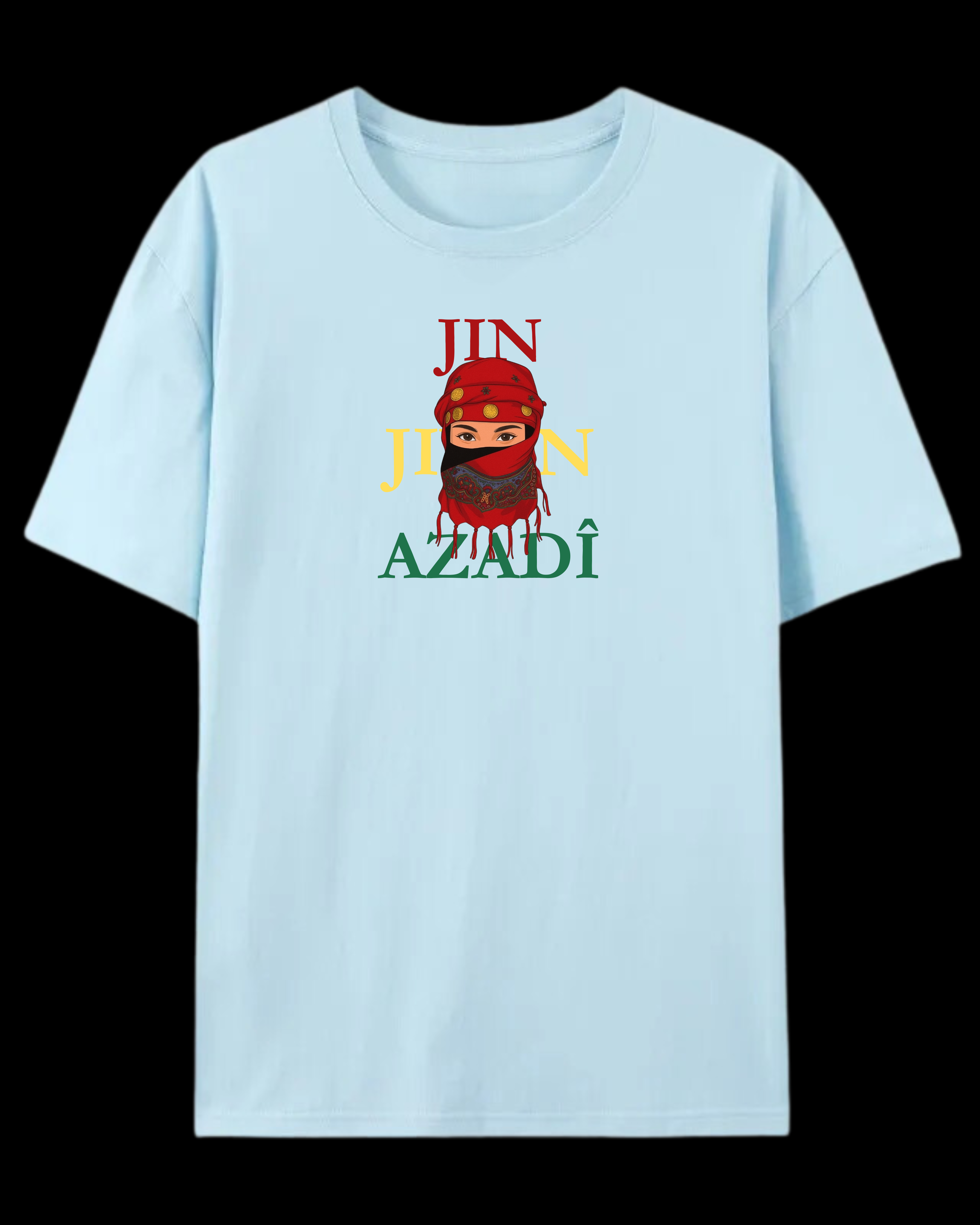 „❤️JinJiyan💛Azadi💚“ T-Shirt❤️