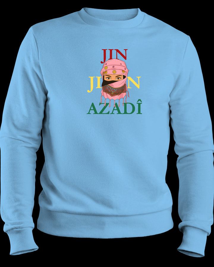 Jin❤️Jiyan💛Azadî💚Sweatshirt/Pullover🩷