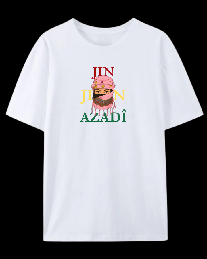 ❤️JinJiyan💛Azadi💚“ T-Shirt🩷