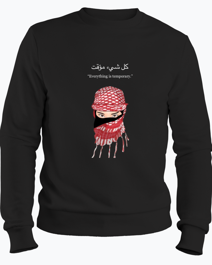 „Everything is temporary“ Sweatshirt