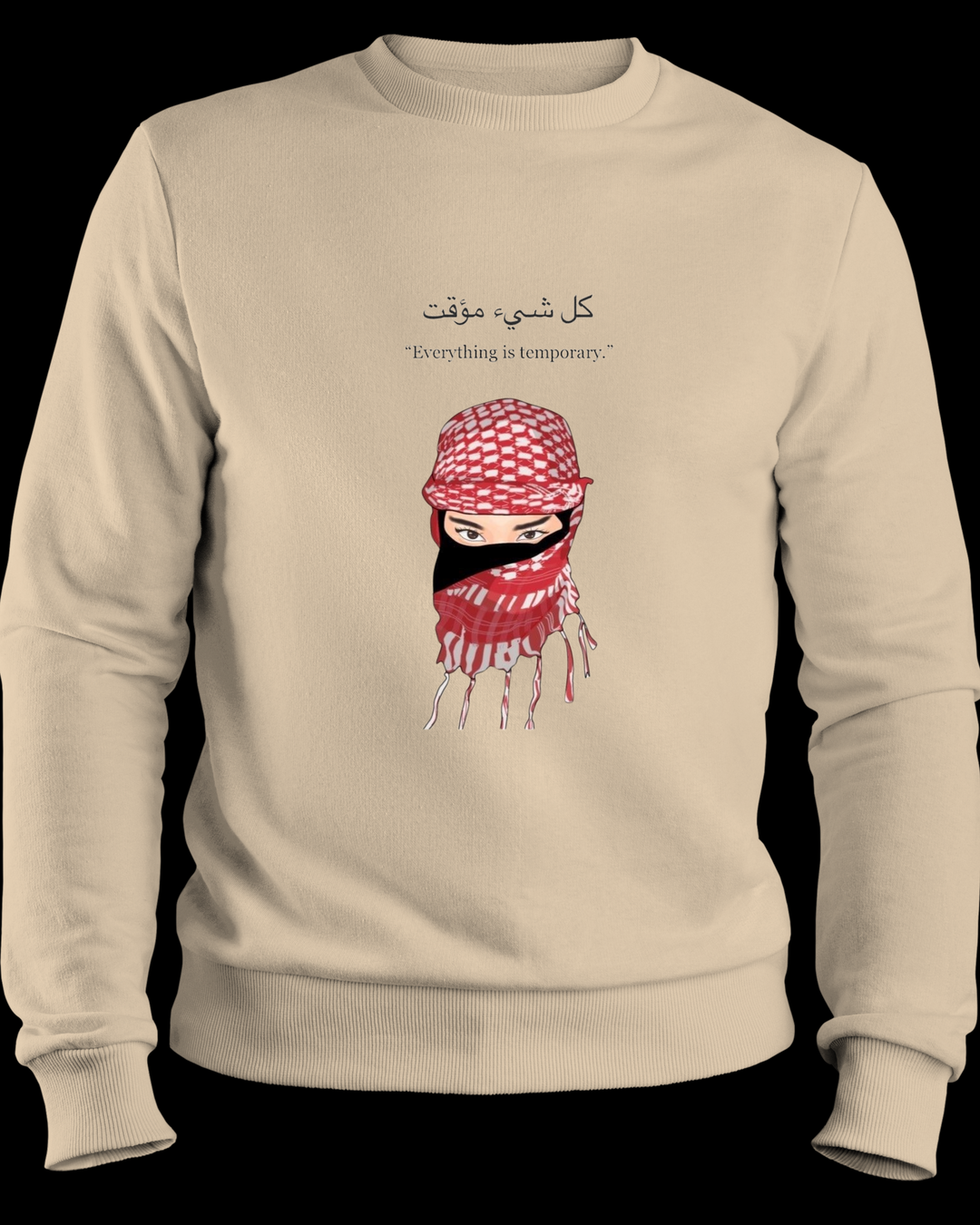 „Everything is temporary“ Sweatshirt