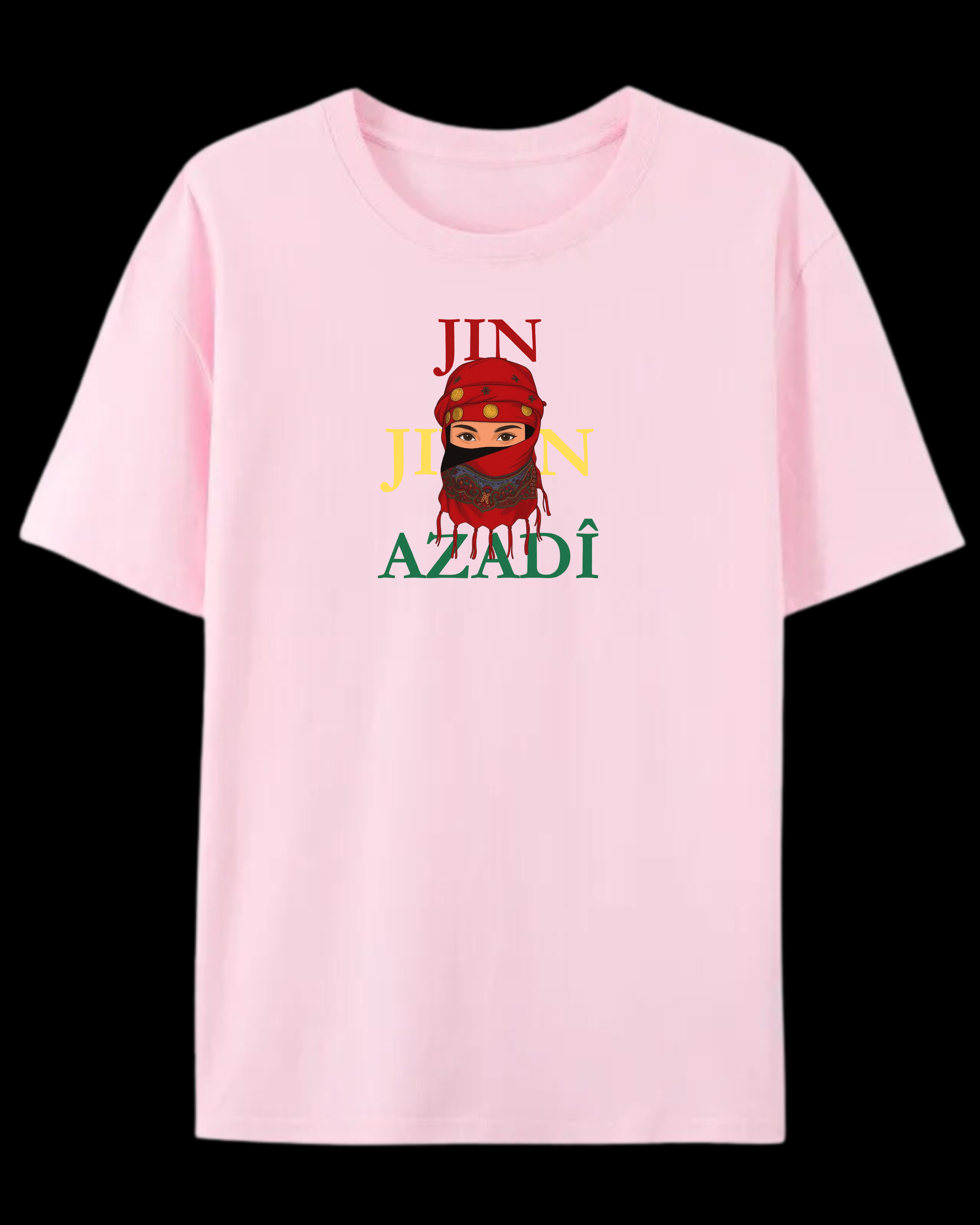 „❤️JinJiyan💛Azadi💚“ T-Shirt❤️