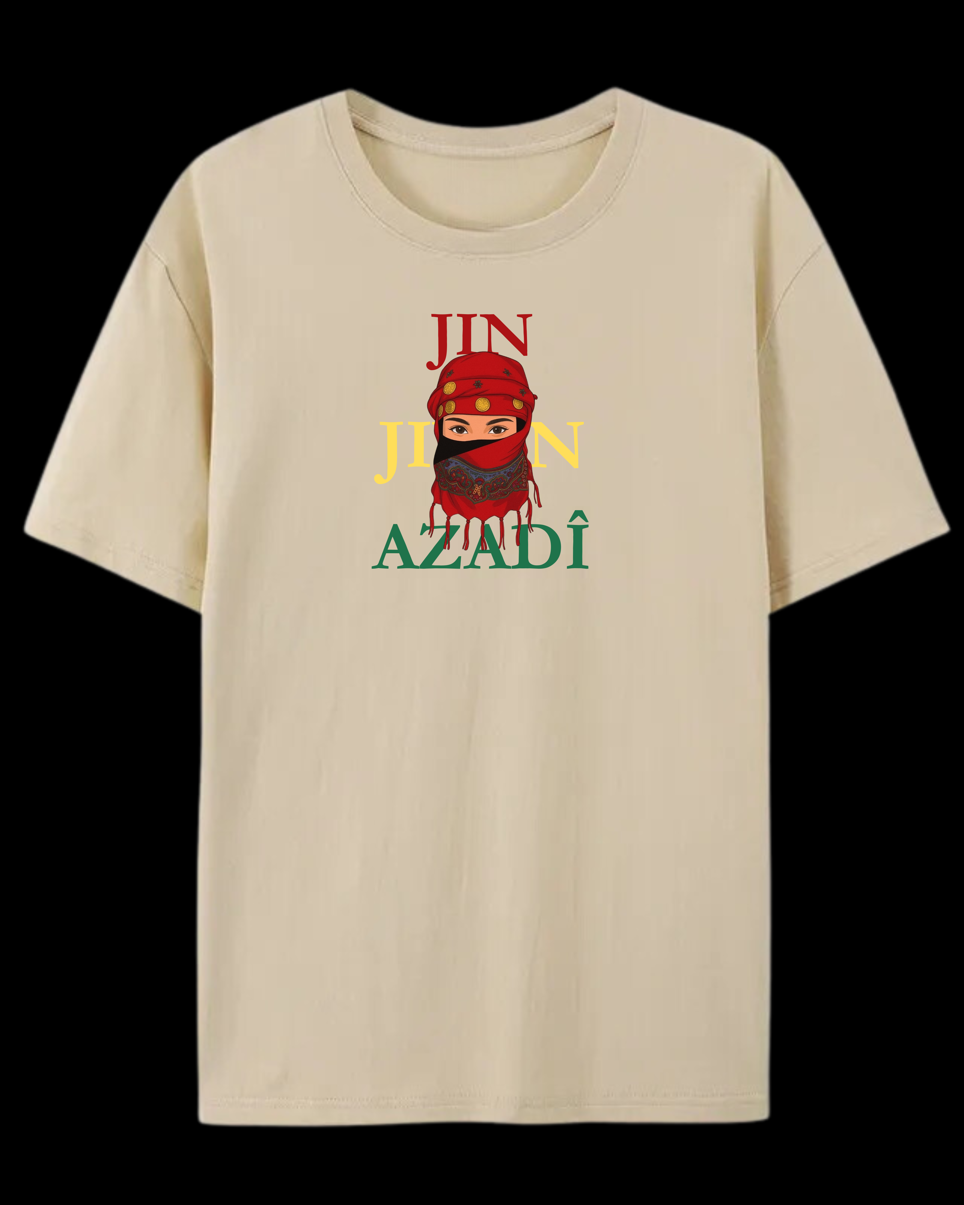 „❤️JinJiyan💛Azadi💚“ T-Shirt❤️