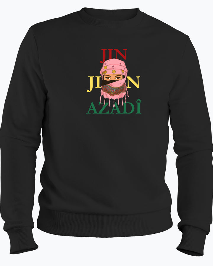 Jin❤️Jiyan💛Azadî💚Sweatshirt/Pullover🩷
